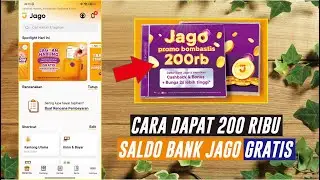 CARA KLAIM 200 RIBU SALDO BANK JAGO GRATIS | PROMO JAGO BOMBASTIS TERBARU MARET 2022