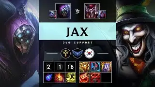 Jax Support vs Shaco - KR Diamond Patch 25.12