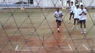 T. Kumaran Bowling in the Nets | MRF Pace Foundation