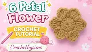 Crochet Flower | Tutorial | Beginner friendly |Crochet #crochet 