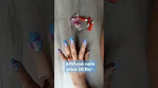 20 rs/- artificial nails review // designer nails