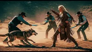 Ruffians Trapped a Silent Widow—Unaware Apache Knife Fighters Had Trained Her