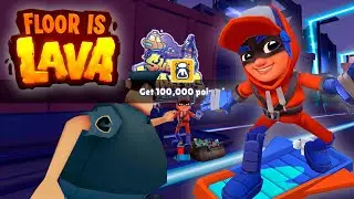 Subway Surfers Floor is lava: No Floor Challenge in COPENHAGEN SUPER RUNNER 2022