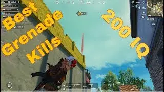 PUBG MOBILE 200 IQ GRENADE MONTAGE  | BEST GRENADE MOMENTS PUBG MOBILE #2