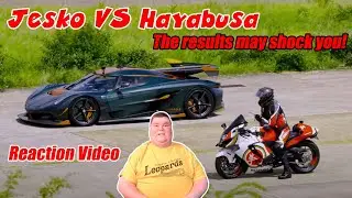 Jesko VS Hayabusa Drag Race (Reaction Video)