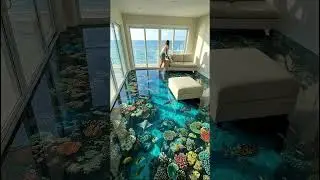 Ocean Epoxy Flooring 🌊 | Stunning 3D Deep Blue Sea Effect