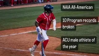 Marques Titialii 2024 highlights Arizona Christian University OF (records & awards in description)