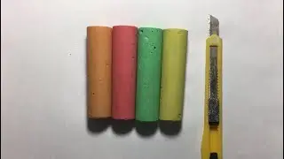 CHALK CUTTING VIDEOS|SATISFYING ASMR VIDEOS| ChalkASMR101 Videos