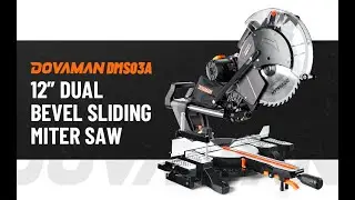 DOVAMAN DMS03G Dual-Bevel Miter Saw #mitersaw #dovaman  #woodworking #diy #saws