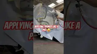 How to Apply primer like a Pro? Car/Auto body repair. #car #automobile #mechanic #automotive