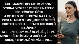 Manžel vzal všechny peníze a odjel s tchyní, ale netušil, co jsem už tajně připravila já