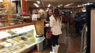 Phoebe Dollar Sinatra, Kayley Gable, and Ron Jeremy at Canters Deli in Hollywood . 1am