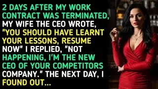 2 DAYS AFTER MY WORK CONTRACT WAS TERMINATED, MY WIFE THE CEO WROTE, 