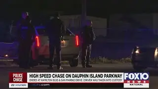 1 arrested after high-speed chase with speeds over 100 mph