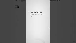 Intro to Script Formatting for Films #scriptwriting #writers #howto #filmproduction #scripts