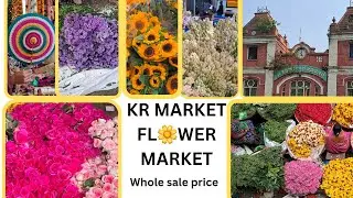 KR  market|| Chickpet market| complete tour Bangalore Tamil| Flower Market @Tea Talk With Nigazhini
