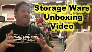 Storage Wars we are unboxing some items we bought at Auction at the Store   L@@K