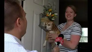 A Feel Good Friday surprise for a woman who rallied support for a young girl with cancer