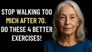 Stop walking after 70 and start these 4 better exercises for strength and balance!