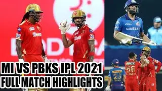 MI vs PBKS 2021 HIGHLIGHTS l IPL 2021 HIGHLIGHTS TODAY
