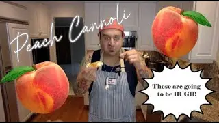 Peach Cannoli : A Chef Ralph Original.