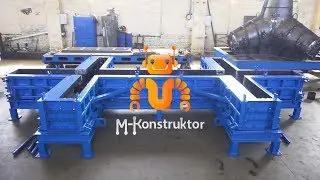 Steel mould for columned elements of non-standard profile by M-Konstruktor Plant