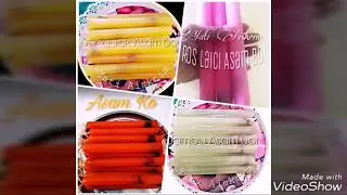 Aiskrim Malaysia jambu asam boi, sunquick asam boi dan ros laici asam boi.