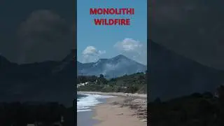 Wildfire At Monolithi, Preveza  #wildfire #monolithi #preveza #greece