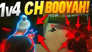 1v4 Clutch for Booyah😱🔥|Free FShorts#shorts#booyah #viralvideo