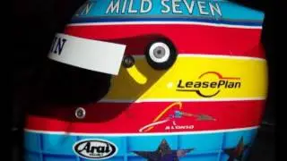 Fernando Alonso's EXCLUSIVE F1 Helmet Collection