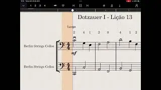 Li&ccedil;&atilde;o 13 - Dotzauer I - Cello