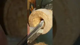 Ever tried to turn a dry spalted birch #asmr  #wooding #woodwork #machine #woodcut #woodworking