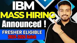 IBM Mass Hiring Announced ! IBM ASE Hiring Process | OFF Campus Drive For 2026, 2025, 2024 Batch