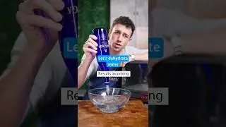 Обезвоженная вода, часть 2 💦 Вы удивлены? #ashtonhall #foodtrend #water #morningroutine #dehydrator