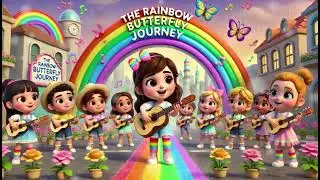 🦋 The Rainbow Butterfly Journey | Fun Kids Song & Magical Adventure 🌈
