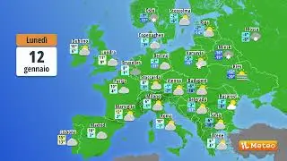 Meteo, previsioni meteo Europa Domenica 11 gennaio 2026