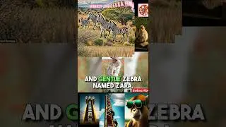 Kids Zone story Monkey and Zebra Friends