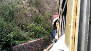 kangra valley railway tunnel Pathankot to joginder nagar railway route