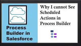 Why I cannot See Schedule Actions option in Process Builder