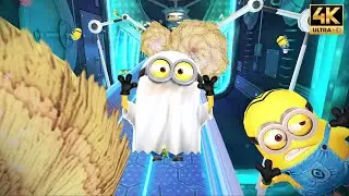 Minion Rush Ghost Minion Slide under 291 obstacles at Minion Rush Anti Villain League - 4K