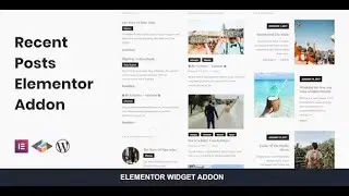Recent Posts Elementor Addon By TemeGUM
