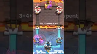 I swear the opponent has unlimited elixer#clashroyale #shorts