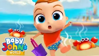 Hot And Cold At The Beach (Opposites Song) | Playtime Songs & Nursery Rhymes by Baby John&rsquo;s World