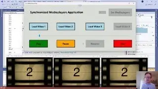 Synchronizing mediaplayers in a C# UWP application