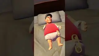 Нашел малютку-скаута в своей кровати/ TF2
