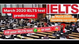 Real reading and writing test predictions March 2020 Ielts |The invigilator