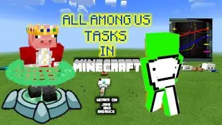 how to make all among us tasks in minecraft