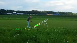 Test- Kataplut-Start mit MPX Fun Jet