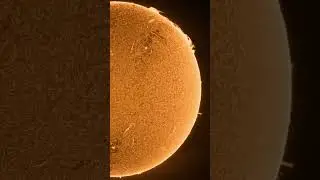 Huge prominence on the sun&rsquo;s surface. 🌞 #astrophotography #space