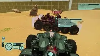 Terratech Worlds - Why does the desert boss use sea thrusters? Arena without walls, combat at sea.